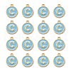 Golden Plated Alloy Enamel Charms ENAM-S118-04C-2
