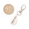 Ocean Collection Shell Pendant Decorations HJEW-JM03210-06-3