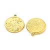 PVD Vacuum Plating 304 Stainless Steel Pendants STAS-L278-025G-2
