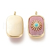 Natural & Synthetic Gemstone/Shell Pendants KK-P184-01-3