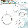 DELORIGIN DIY Blank Floating Charm Necklace Making Kit DIY-DR0001-21-3