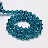 Imitate Austrian Crystal Bicone Glass Beads Strands GLAA-F029-3x3mm-01-2