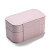 PU Imitation Leather Jewelry Box LBOX-E001-01B-3