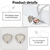   20Pcs 304 Stainless Steel Locket Pendants STAS-PH0005-68-4