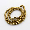 Electroplate Non-magnetic Synthetic Hematite Beads Strands G-J216F-06-2