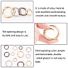 Alloy Spring Gate Ring PALLOY-PH0013-31-3