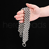 ABS Plastic Braided Bead Bag Handles AJEW-WH0367-49-4