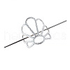 Alloy Hair Sticks OHAR-PW0001-383P-1