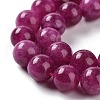 Dyed Natural Malaysia Jade Beads Strands G-G021-02C-03-4