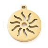 304 Stainless Steel Charms STAS-I327-01P-01-1