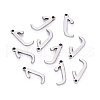 Tarnish Resistant 201 Stainless Steel Charms STAS-R105-J-2