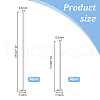   60Pcs 2 Styles 925 Sterling Silver Flat Head Pins STER-PH0001-88-2