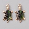 Alloy Enamel Pendants FIND-CJC0027-01G-11-1