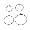 24Pcs 4 Size 316L Surgical Stainless Steel Hoop Earring Findings X1-STAS-ZZ0001-03EB-1