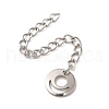 Tarnish Resistant 304 Stainless Steel Curb Chain Extenders STAS-P320-04P-1