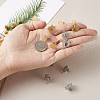 304 Stainless Steel Stud Earring Findings STAS-TA0004-31-6