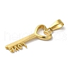 PVD Vacuum Plating 304 Stainless Steel Pendants STAS-B069-07G-2