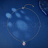 Heart Cubic Zirconia Pendant Necklaces RK4806-1-3