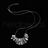 Rectangle Natural Abalone Shell/Paua ShellGraduated Beads Strands SSHEL-P002-05B-2