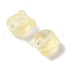 Transparent Spray Paint Glass Beads GLAA-Z011-01G-2