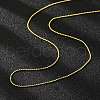 Brass Ball Chain Necklaces X-MAK-L009-06G-3