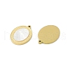 Ion Plating(IP) 304 Stainless Steel Pendants STAS-R233-08G-2