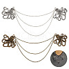 Octopus Alloy Charm Hanging Chains AJEW-GO00023-1