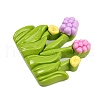 Opaque Resin Cabochons CRES-P037-01E-2
