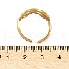 304 Stainless Steel Open Cuff Rings for Women RJEW-U060-01G-G-3