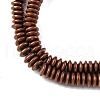 Electroplated Non-magnetic Hematite Beads Strands G-P571-B01-01C-3