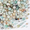  4 Strands 4 Styles Natural Flower Amazonite Beads Strands G-NB0005-22-1