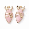 Alloy Enamel Pendants PALLOY-P287-12G-03-2