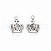 Tibetan Style Alloy Pendants TIBE-S320-222AS-2