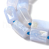Natural Blue Lace Agate Beads Strands G-F509-63-01-4