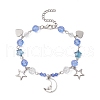 2Pcs 2 Styles Glass Beaded Bracelets BJEW-JB11610-2