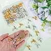 SOFPLATE 60Pcs 3 Colors Zinc Aolly Tube Bails FIND-SP0002-40-3