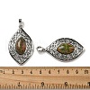 Natural Unakite Pendants G-Q158-02C-3