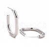 Rack Plating Brass Rectangle Stud Earrings EJEW-I265-10P-2