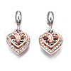 Rack Plating Alloy European Dangle Charms MPDL-N039-059-1