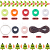 SUNNYCLUE DIY Christmas Keychain Making Kit DIY-SC0022-60-2