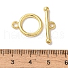 Rack Plating Brass Toggle Clasps X-KK-A225-06G-3