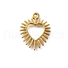 304 Stainless Steel Pendants STAS-V006-03G-05-1