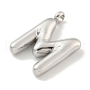 Non-Tarnish 304 Stainless Steel Pendants STAS-C102-16P-M-2