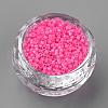 Baking Painted Glass Bugle Beads SEED-R042-10-2