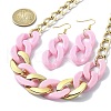 Acrylic Chains Jewelry Set SJEW-JS01288-04-2