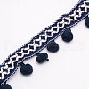 Ethnic Style Trim Fringe Ribbon Ball OCOR-WH0057-14-2