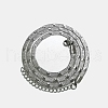 304 Stainless Steel Herringbone Chain Necklaces NJEW-P282-06P-1