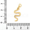 Brass Micro Pave Cubic Zirconia Enamel Pendants KK-D354-02G-A-3