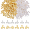 GOMAKERER 120Pcs 2 Colors Alloy Chandelier Component Links DIY-GO0003-53-1