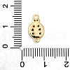 Brass Micro Pave Colorful Cubic Zirconia Links KK-D356-18G-3